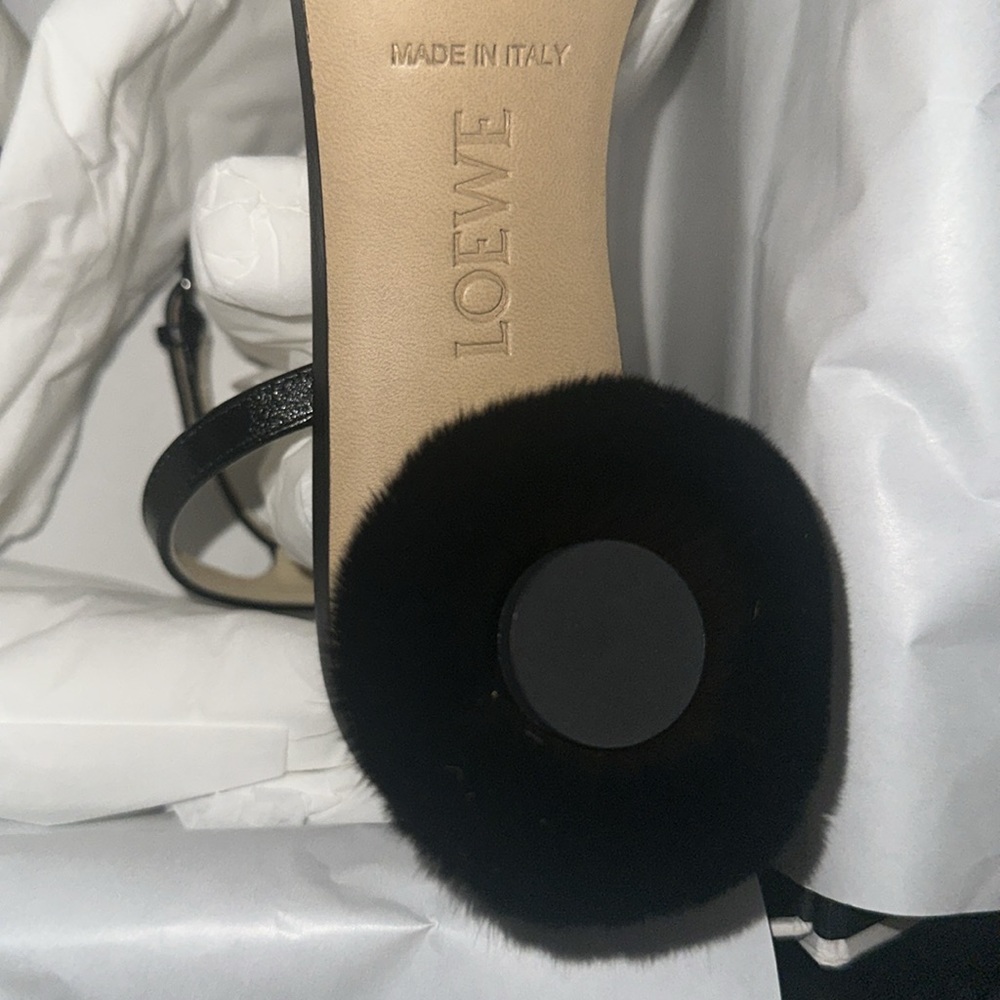 Loewe Petal brush heel sandals $1700 Sz40 NIB - Picture 10 of 12